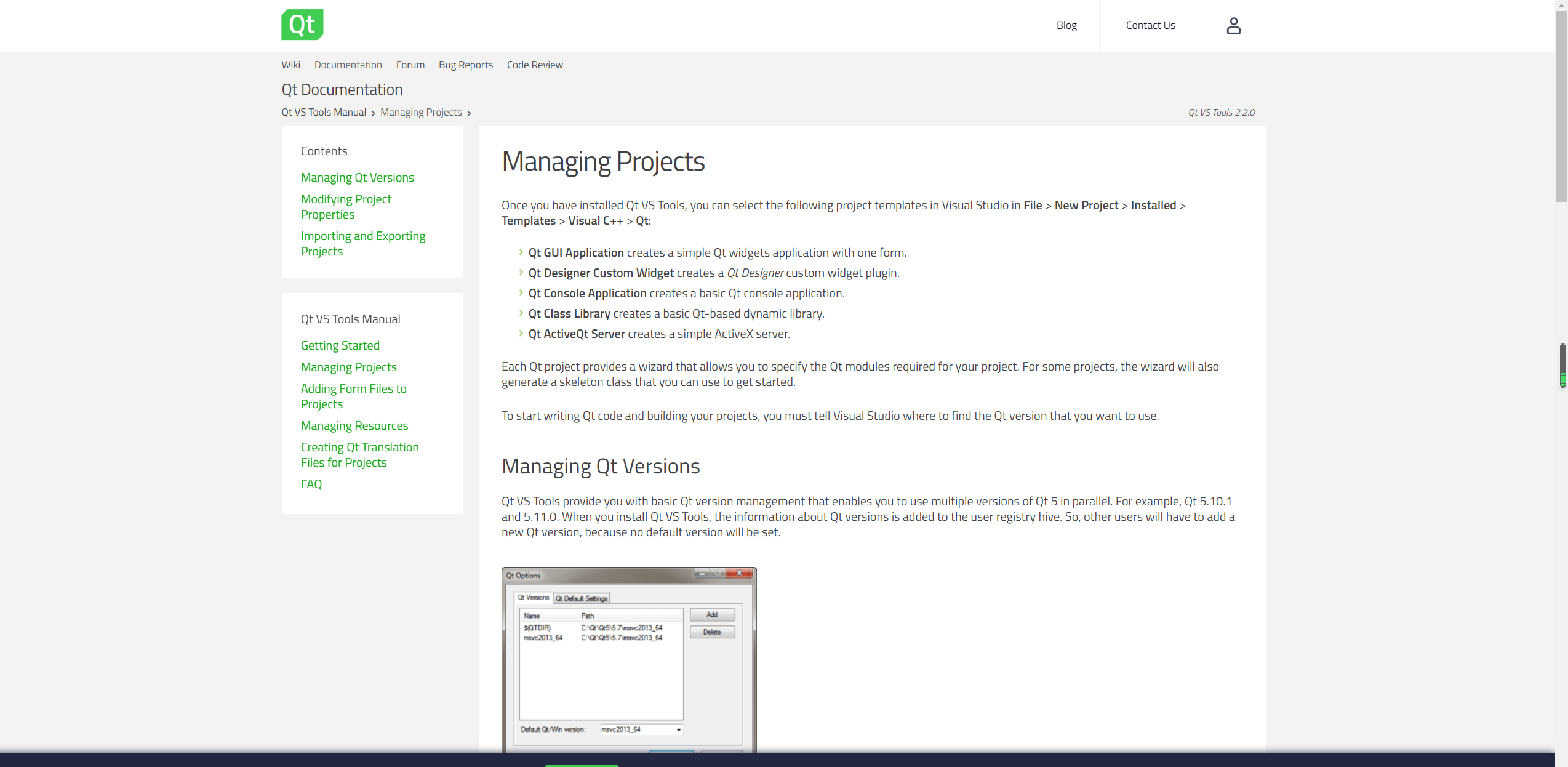 Qt VS Tools for Visual Studio 2022